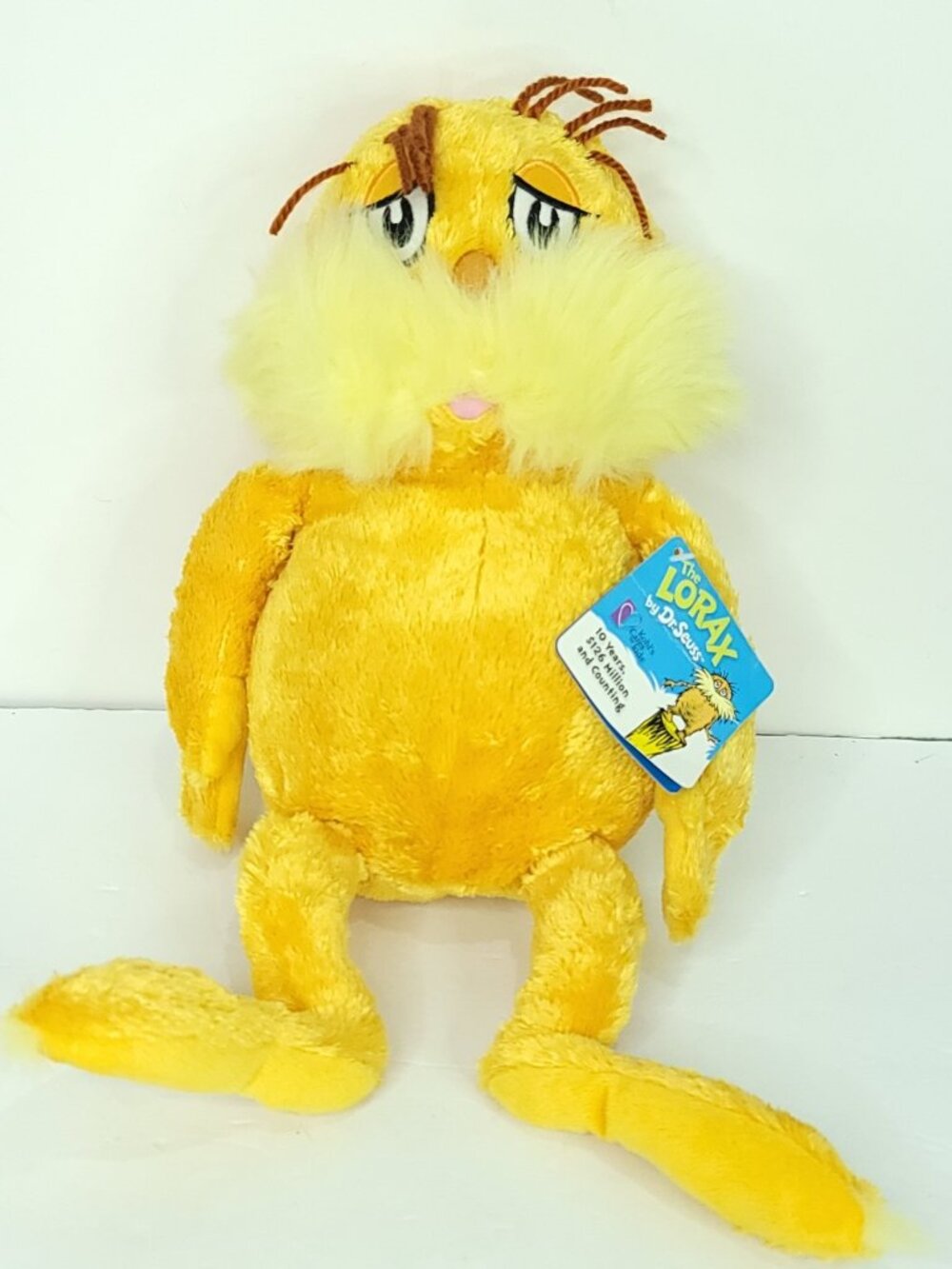 Dr. Seuss The Lorax 16” Kohl's Cares Yellow Plush Character Stuffed Animal 2010